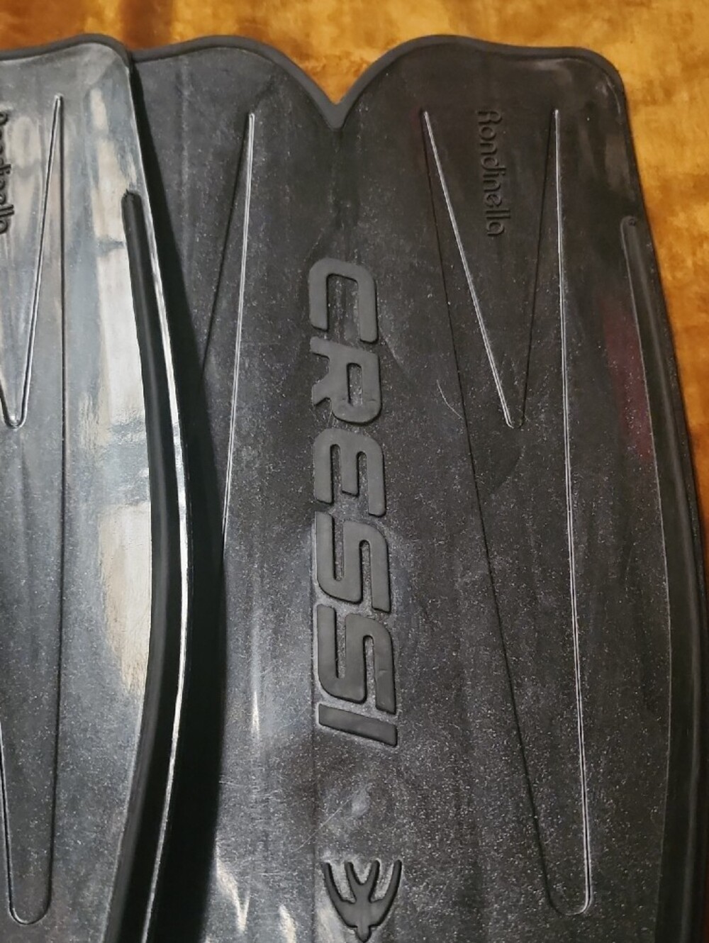 NWOT Cressi Black Full Foot Dive Fins - Picture 2 of 9
